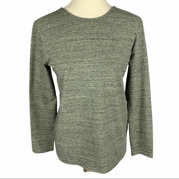 J. Jill Pure Jill Olive Green Long Sleeve Top large tall - Picture 1 of 9